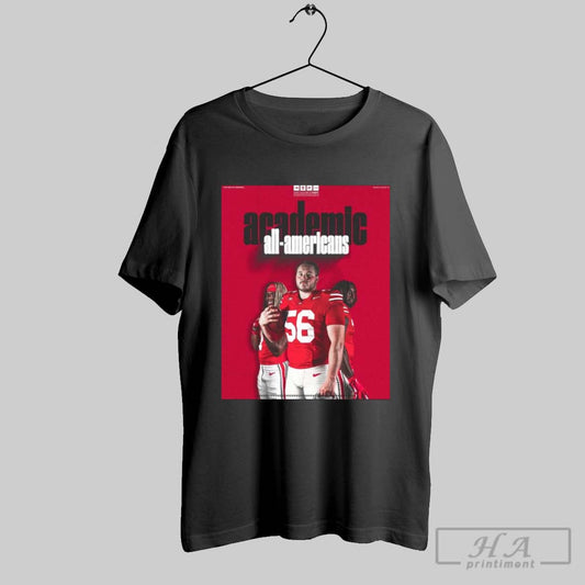Ohio State Football Academic All Americans Quinshon Judkins Seth Mclaughlin And Donovan Jackson T Shirt