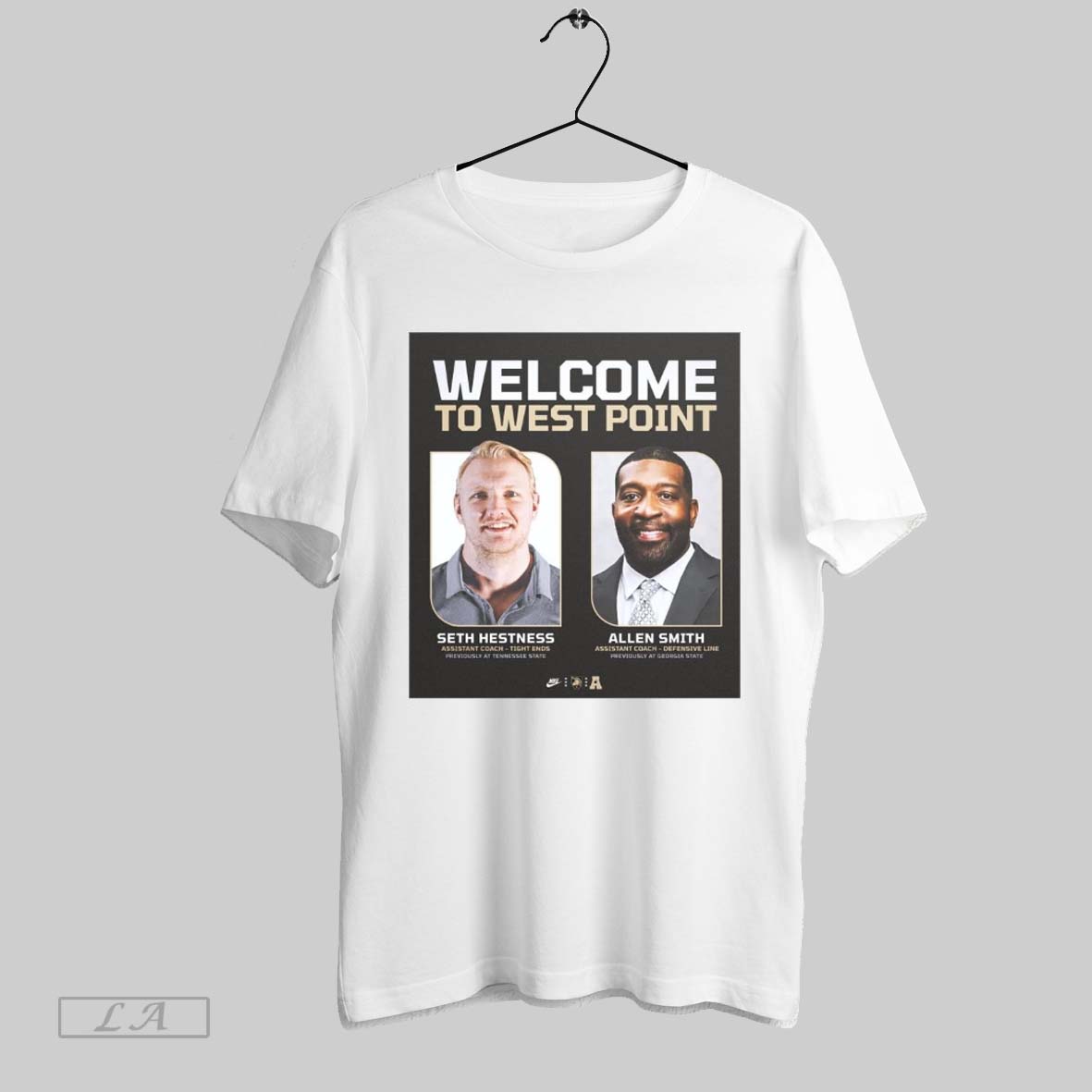 Original Army Football Welcome To West Point Coach Seth Hestness And Coach Allen Smith To The Coaching Staff Poster T Shirt Sweatshirt Hoodie Shirt
