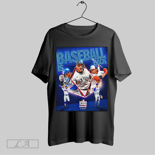Original Baseball Is Back Mlb Spring Training Az Fl T Mobile Ready For Some Baseball 2025 Poster T Shirt Sweatshirt Tee Shirt