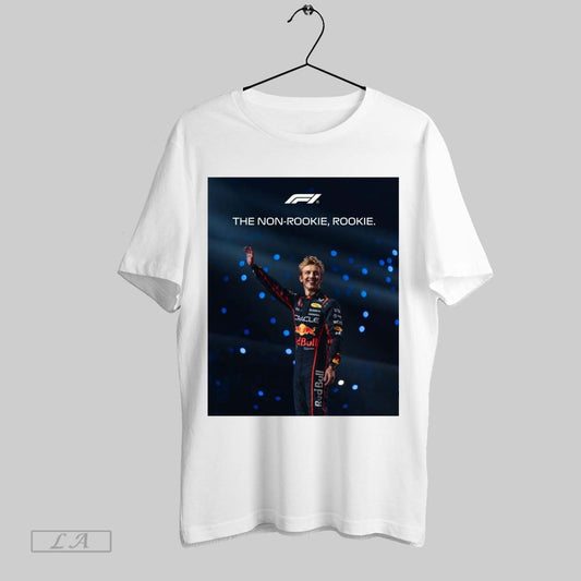 Original Formula 1 Liam Lawson The Non Rookie Rookie First Full Season Loading Poster T Shirt Sweatshirt Tee Shirt