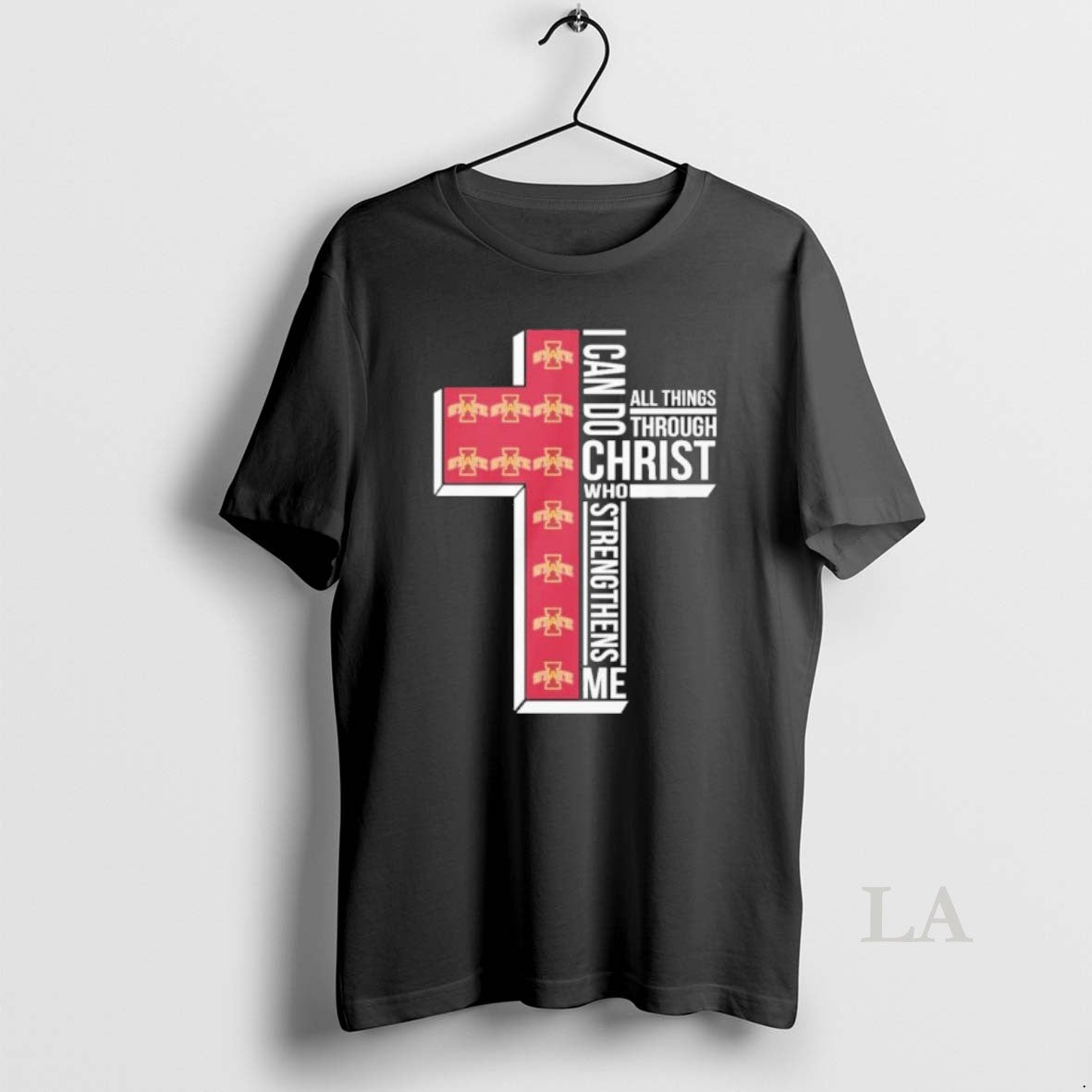 Original Iowa State Basketball Logo I Can Do All Things Through Christ Who Strengthens Me T-Shirts, Hoodie, Sweatshirt