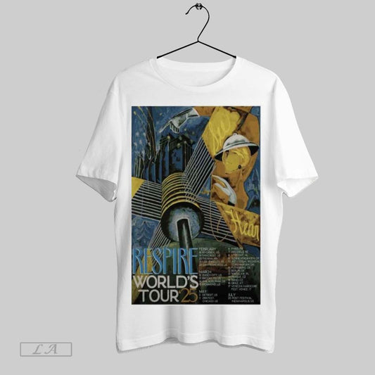 Original Srespire Worlds 25 Tour Poster T Shirt Sweatshirt Tee Shirt
