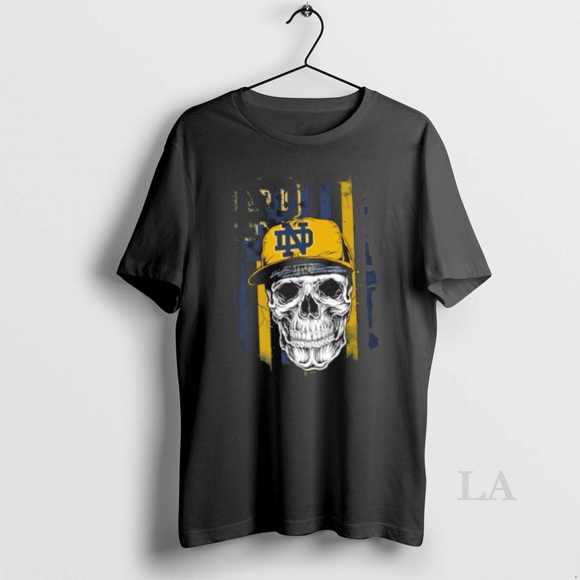 Original Skull Wearing A Cap Notre Dame Fighting Irish Us Flag T-Shirts, Hoodie, Sweatshirt | TeeSparky.com