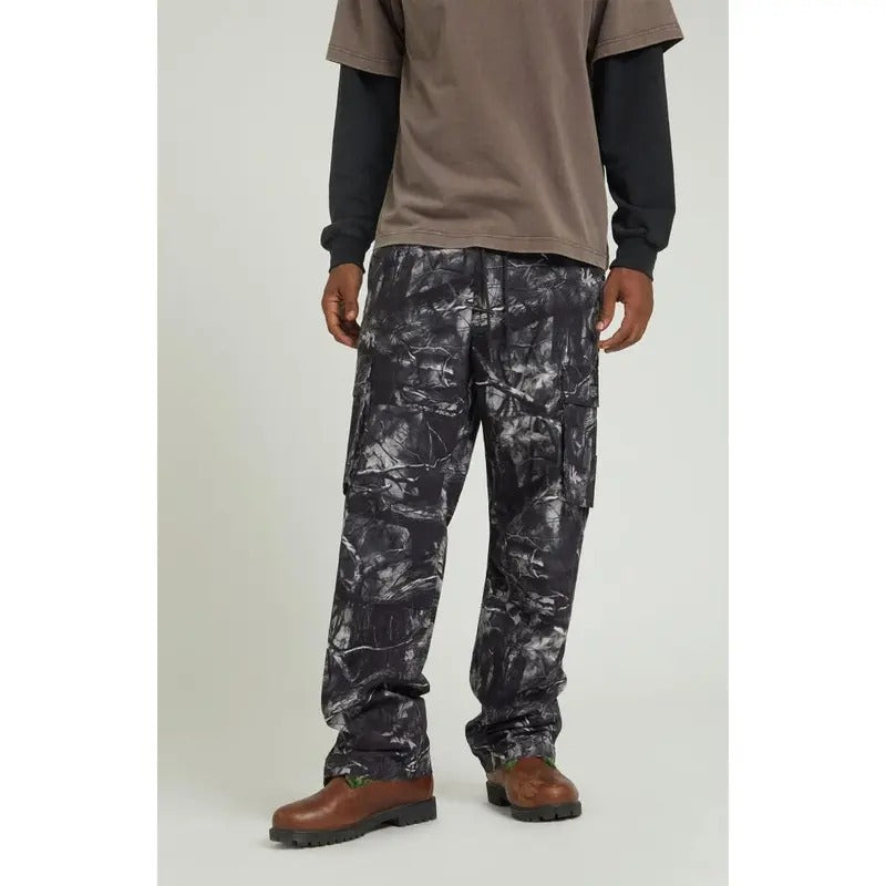 Pacsun Men's Camo Ripstop Baggy Cargo Pants