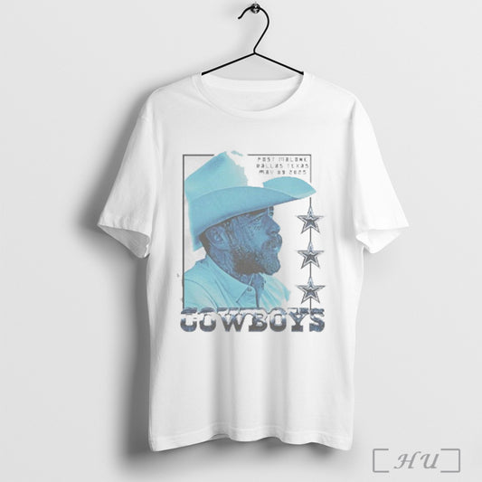 Post Malone X Dallas Cowboys Photo 2025 T Shirt Sweatshirt