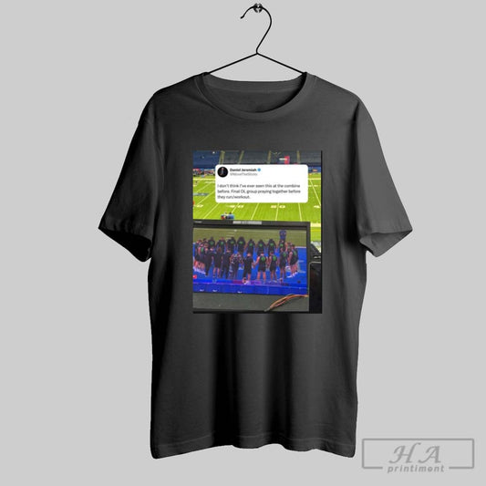 Poster A Moment Of Calm Reflection Daniel Jeremiah I Dont Think Ive Ever Seen This At The Nfl Combine Before T Shirt
