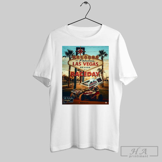 Poster Brent Marks Welcome To Fabulous Las Vegas Nevada Race Day Las Vegas Motor Speedway 2025 T Shirt