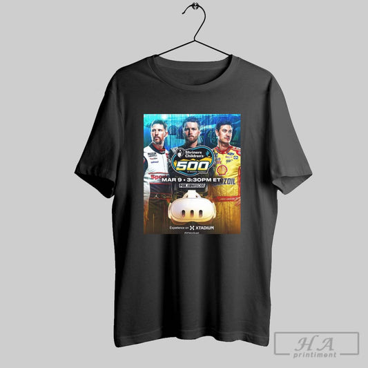 Poster Denny Hamlin Joey Logano Shriners Childrens 500 At Phoenix Raceway Nascar March 9 2025 T Shirt