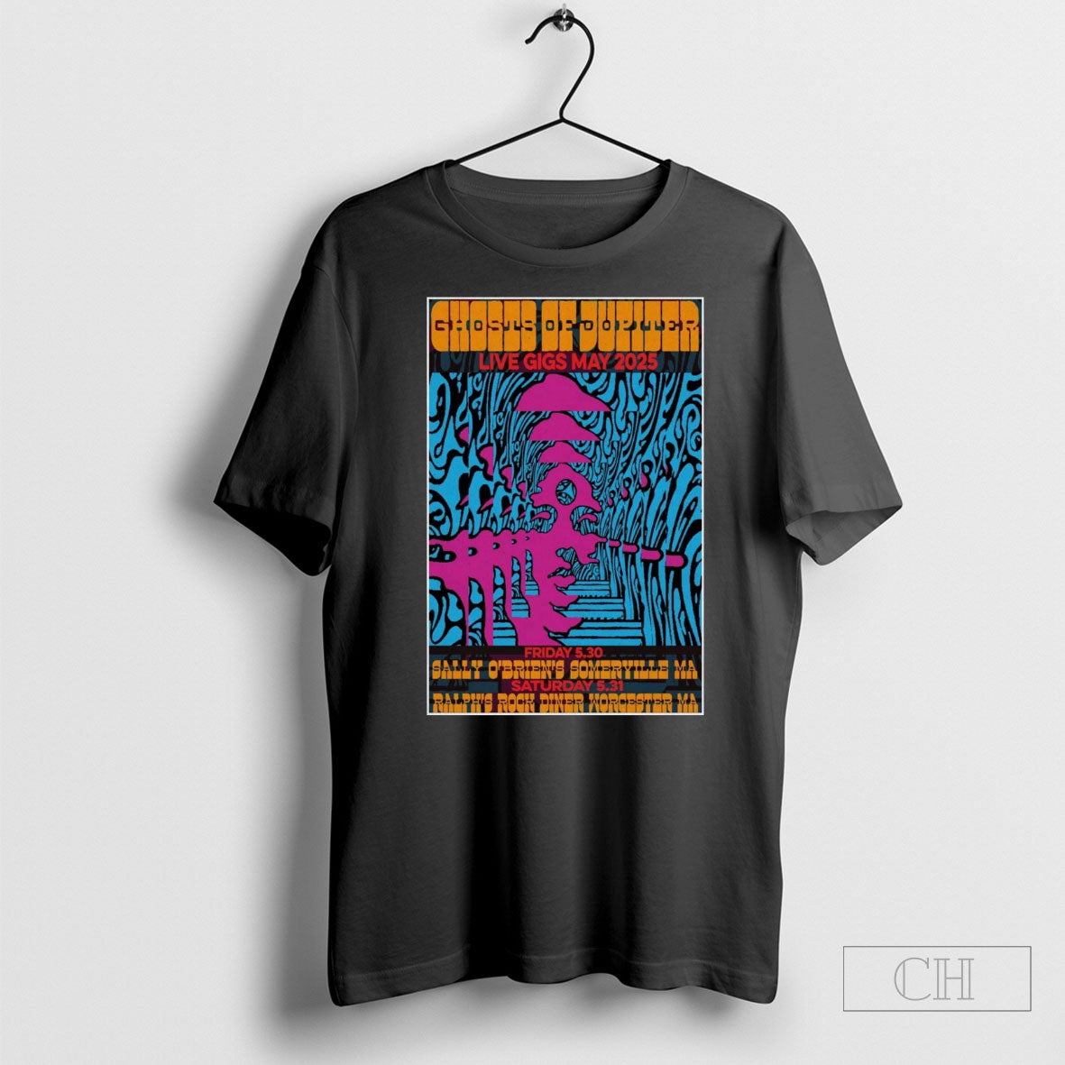 Poster Ghosts Of Jupiter In Massachusetts Live Gigs May 30 31 2025 Tour T Shirt