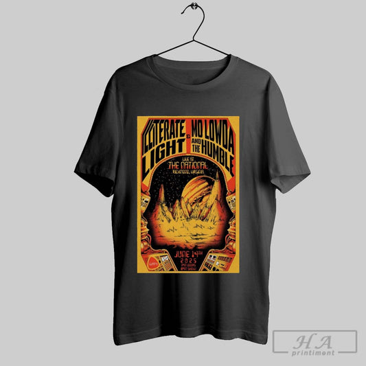 Poster Illiterate Light And Mo Lowda And The Humble The National Richmond Va June 14 2025 Tour T Shirt