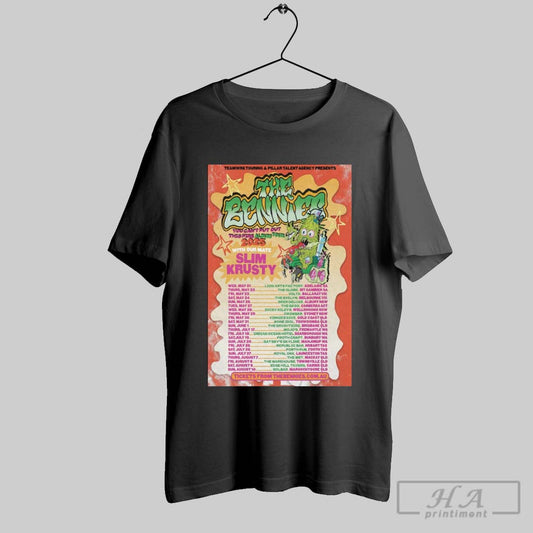Poster The Bennies You Cant Put Out This Fire Album Tour 2025 With Our Mate Slim Krusty T Shirt