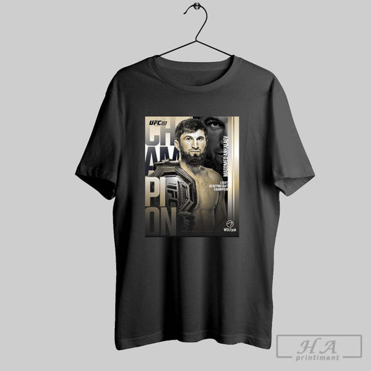 Poster Ufc 313 Magomed Ankalaev Defeats Alex Pereira By Unanimous Decision Light Heavyweight Champion T Shirt
