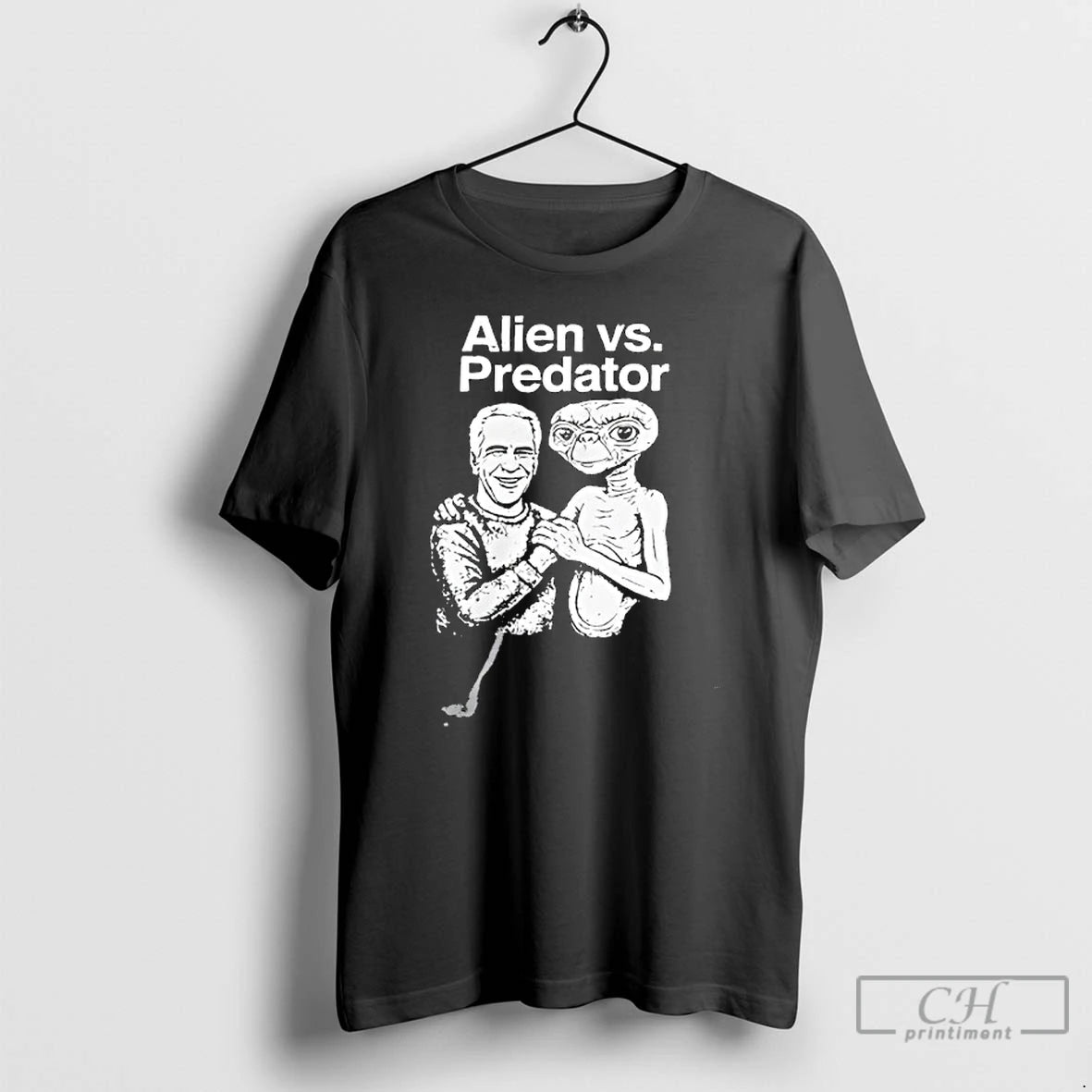 Alien Vs Predator Funny Trump Jeffrey Epstein Best Friends Parody T-Shirts, Hoodie, Sweatshirt