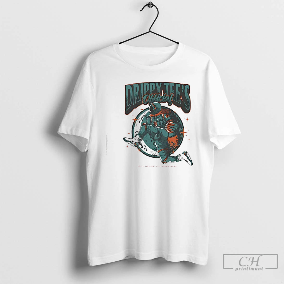 Astronaut Playing Basketball Sky Is Limit Keep Your Head Up T-Shirts, Hoodie, Sweatshirt