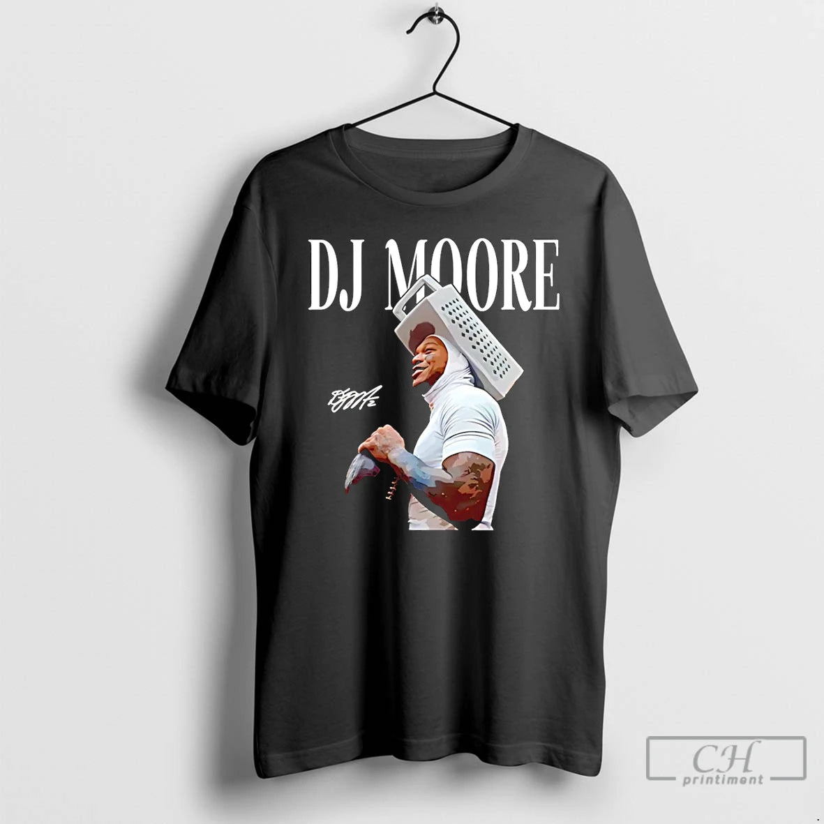 Premium Dj Moore Chicago Bears Grated Signature T-Shirts, Hoodie, Sweatshirt | TeeSparky.com
