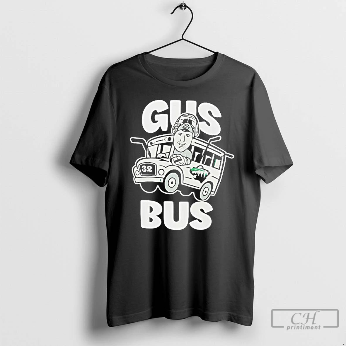 Premium Gus Bus Filip Gustavsson 32 Minnesota Wild Hockey T-Shirts, Hoodie, Sweatshirt | TeeSparky.com