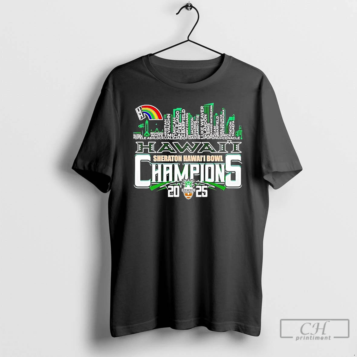 Premium Hawaii 2025 Sheraton Hawaii Bowl Champions Players Names T-Shirts, Hoodie, Sweatshirt | TeeSparky.com