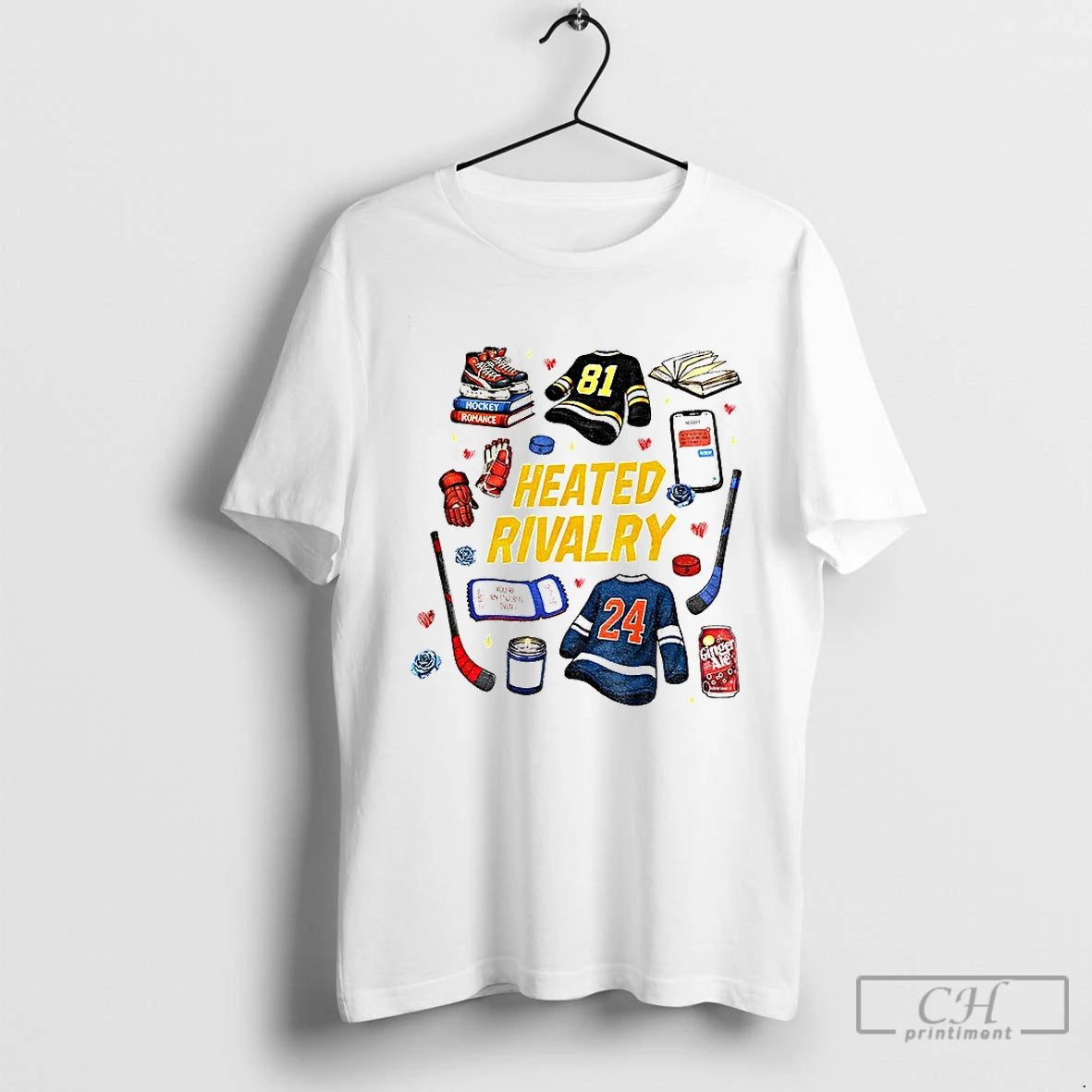 Premium Hockey Heated Rivalry Hollander Rozanov Lgbt Love T-Shirts, Hoodie, Sweatshirt | TeeSparky.com