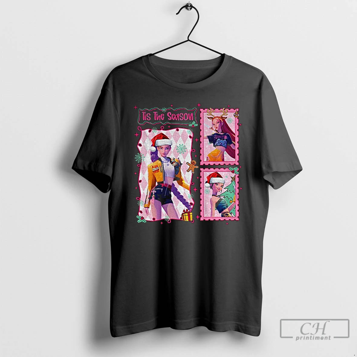 Huntrix Kpop Demon Hunter Tis Season Merry Xmas 2025 T-Shirts, Hoodie, Sweatshirt