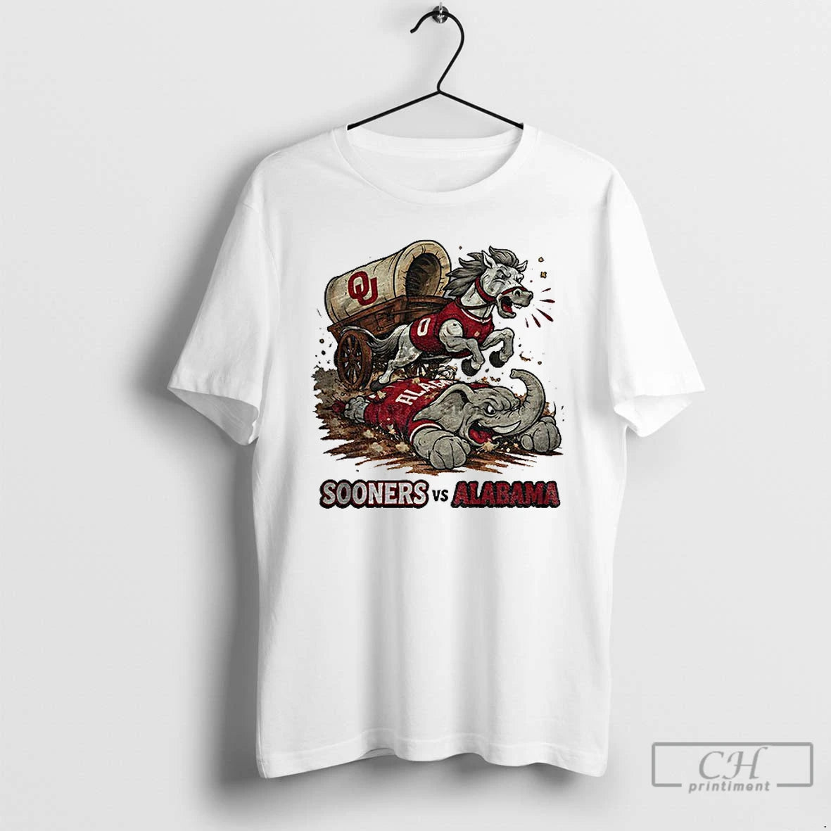 Premium Oklahoma Sooners Beat Alabama Crimson Tide Football Artwork Cfp Game Day T Shirts Sweater Hoodie, Sweatshirt