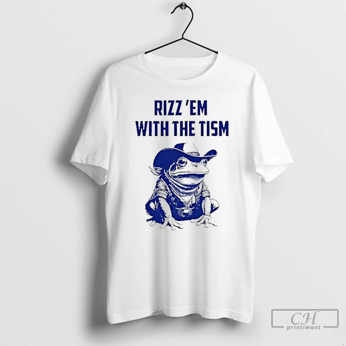 Rizz Em Tism Frog Cowboy T-Shirts, Hoodie, Sweatshirt