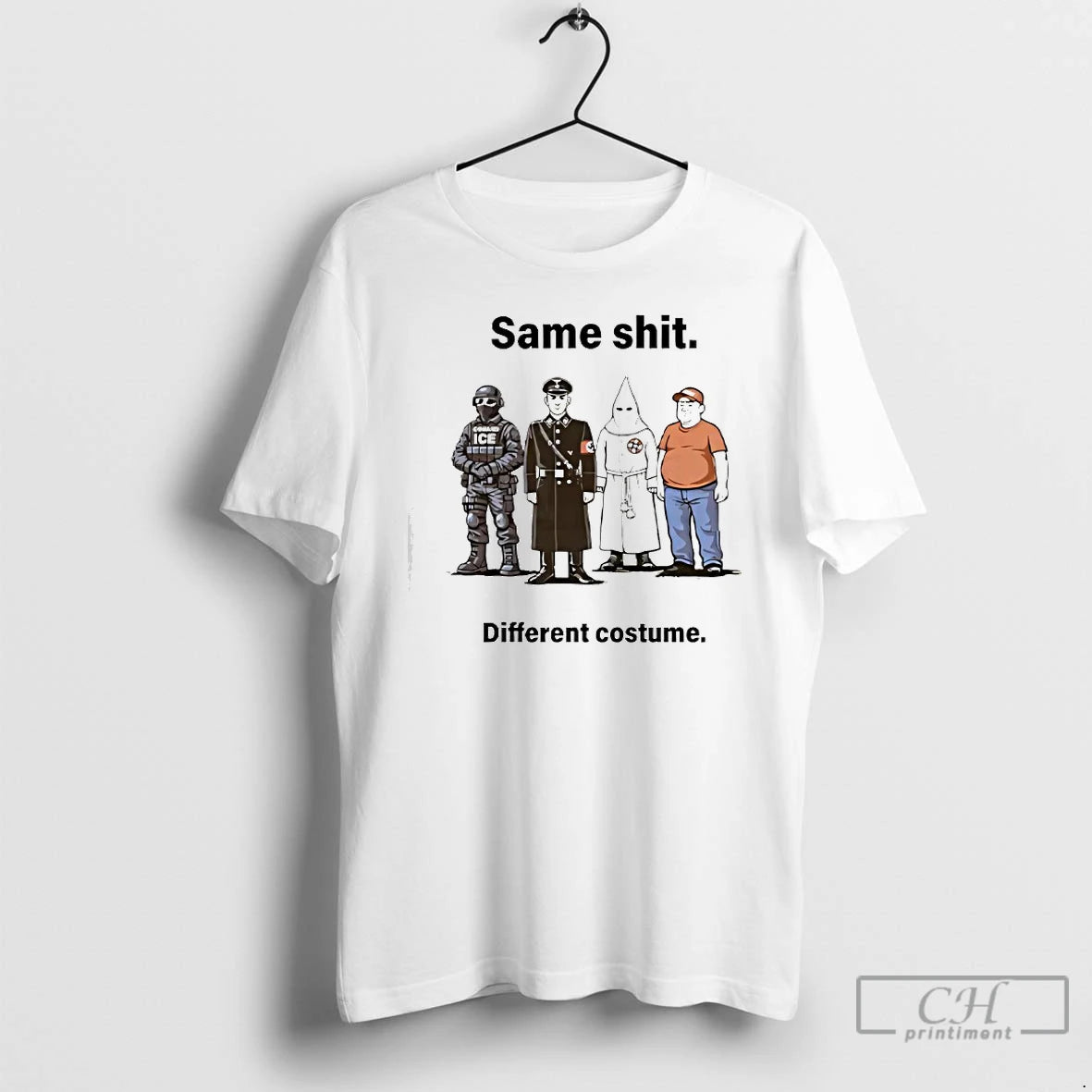 Premium Same Shit Different Costume Anti Trump T-Shirts, Hoodie, Sweatshirt | TeeSparky.com