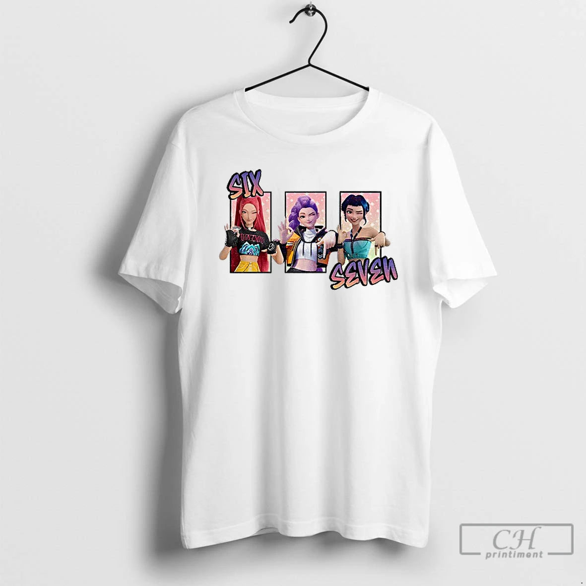 Premium Six Seven 6 7 Meme Kpop Girls Band Huntrix Girl T-Shirts, Hoodie, Sweatshirt | TeeSparky.com