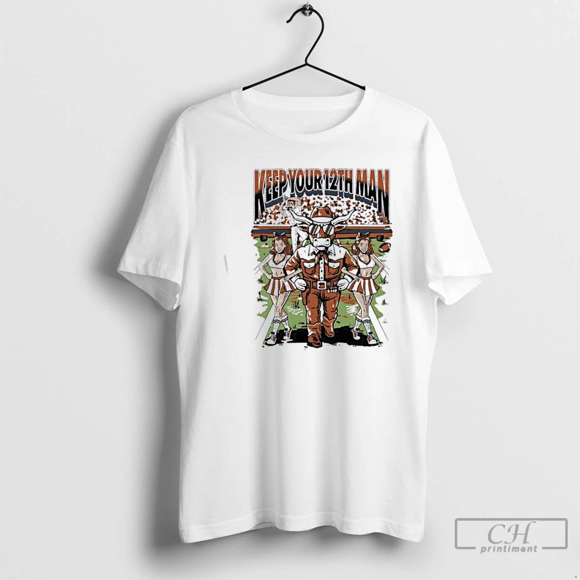 Premium Texas Longhorns Keep Your 12th Man T-Shirts, Hoodie, Sweatshirt | TeeSparky.com