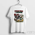 Premium Texas Tech Red Raiders Vs Oregon Ducks Retro Rivalries Football Artwork Cfp T Shirts
