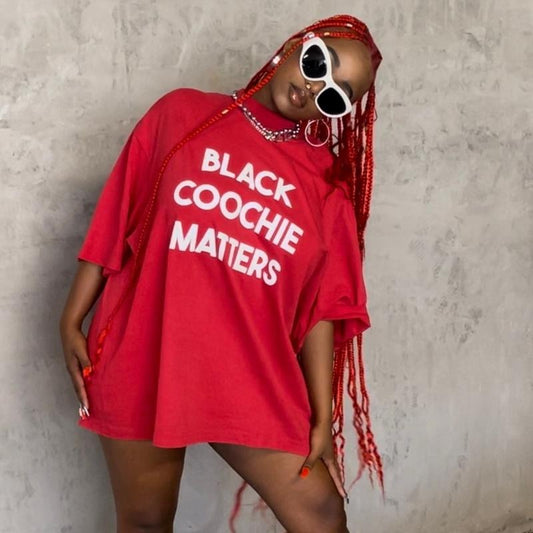 Red BCM Mock Neck T-Shirt