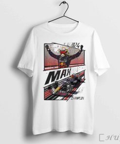 Red Bull Racing Max Verstappen 2024 F1 World Drivers Champion Home Decor Poster Shirt
