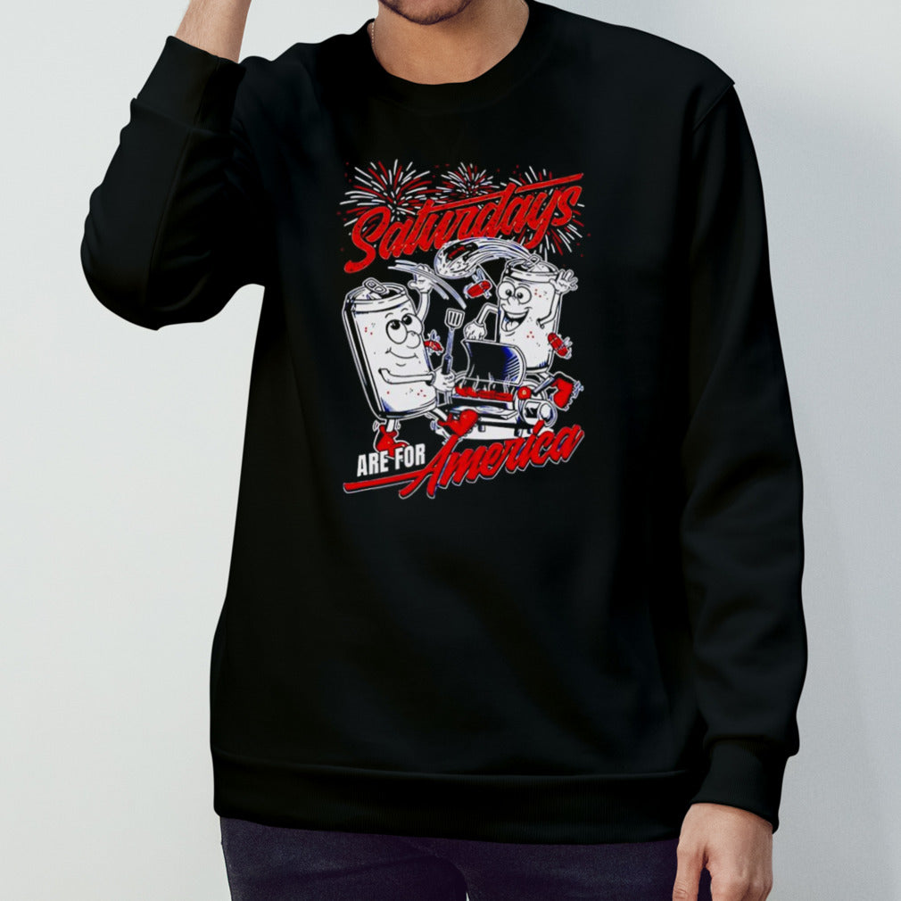 Saturdays are for America graphic shirt
