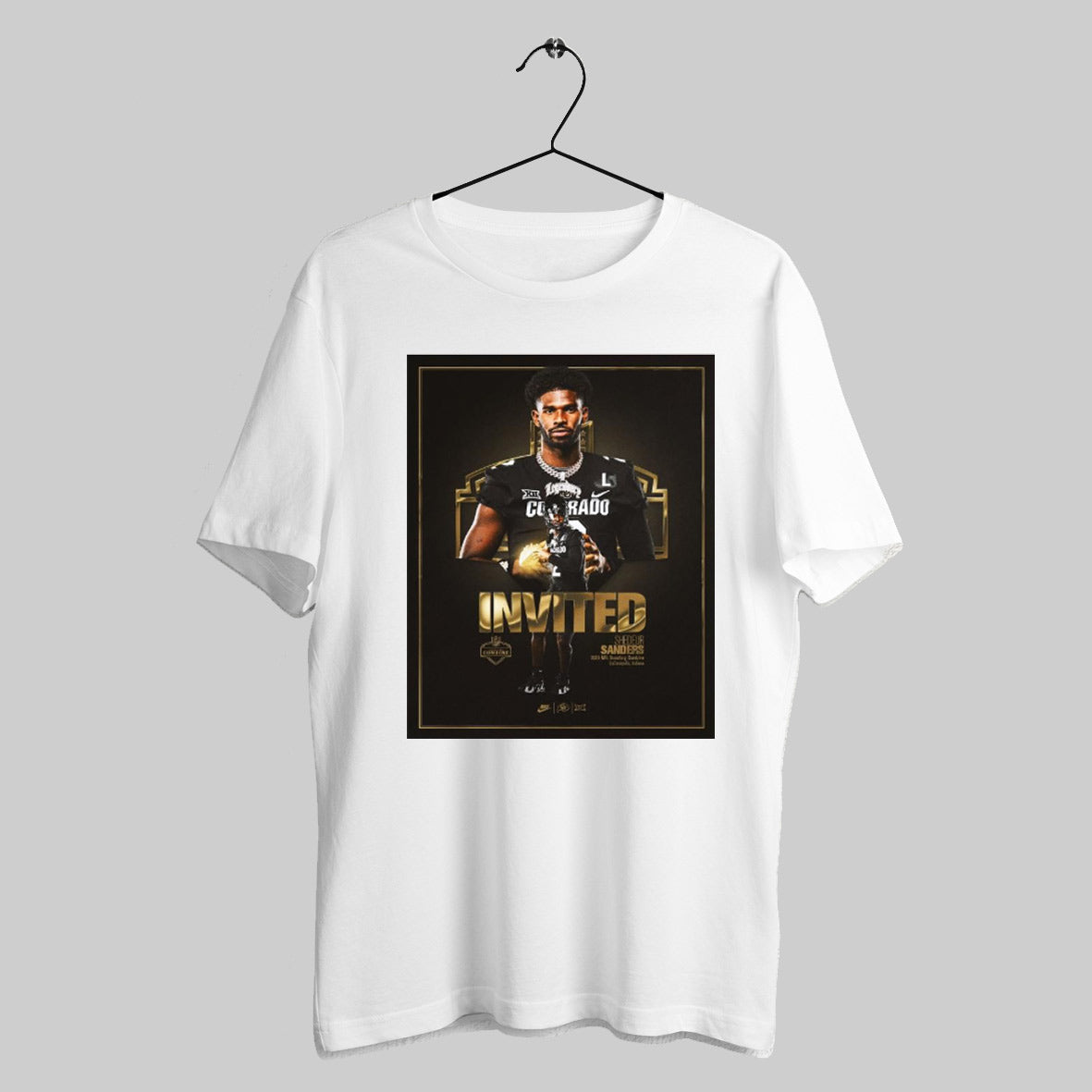 Shedeur Sanders Colorado Buffaloes Invited 2025 Nfl Scouting Combine Indiana Poster T Shirts Sweatshirt