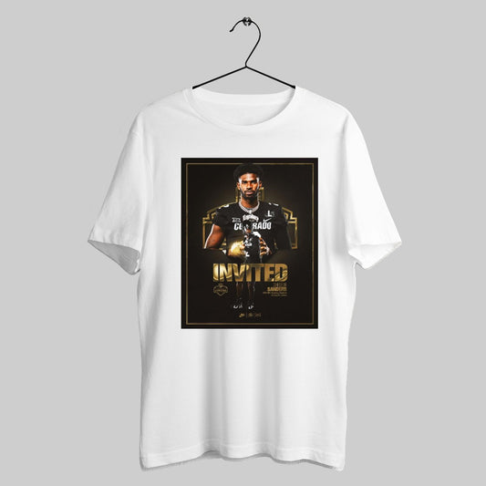 Shedeur Sanders Colorado Buffaloes Invited 2025 Nfl Scouting Combine Indiana Poster T Shirts Sweatshirt