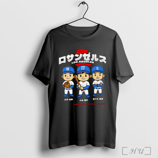 Shohei Ohtani Los Angeles Dodgers Chibi Anime Shirt Sweatshirt
