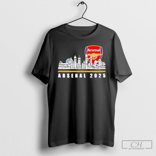 Skyline City Arsenal 2025 Gunners Fan Player Names T Shirt Sweatshirt Poster