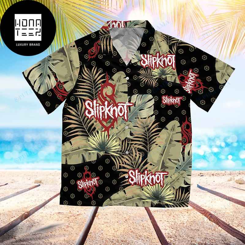 Slipknot Logo With Tree Tropical 2024 Trendy Hawaiian Shirt