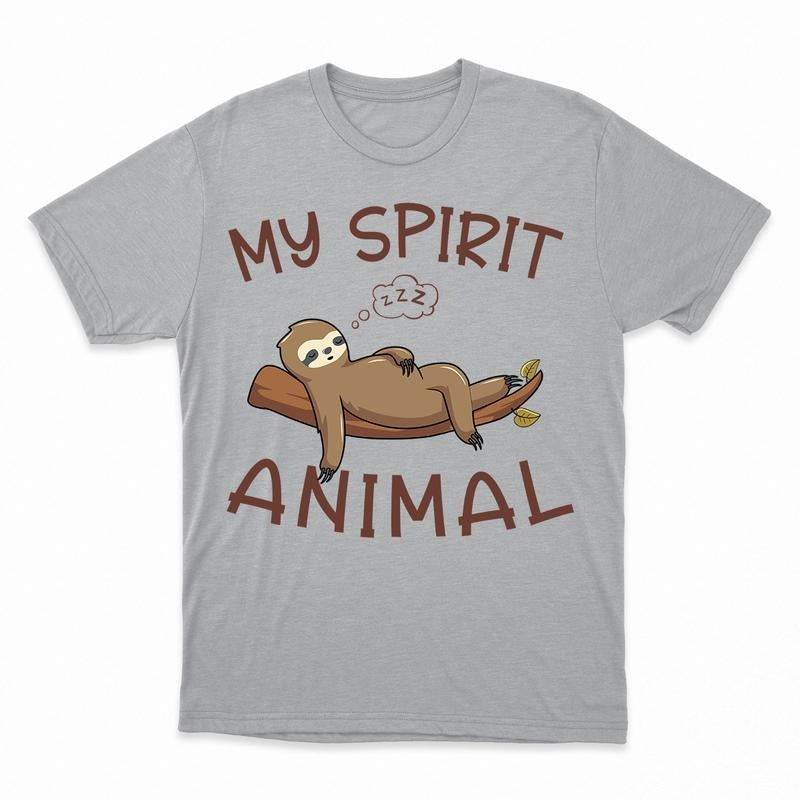 Sloth Shirt My Spirit Animal Funny Sloth Gift T-Shirt Hoodie Sweatshirt | TeeSparky.com