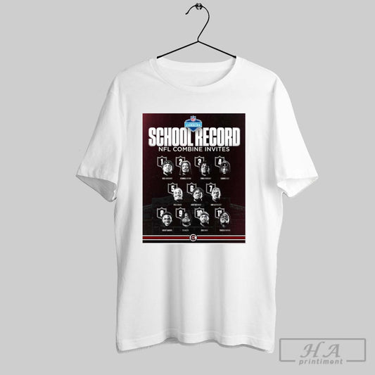 South Carolina Gamecocks Football School Record 2025 Nfl Scouting Combine Invites Nick Emmanwori Odonnell Fortune Poster T Shirt