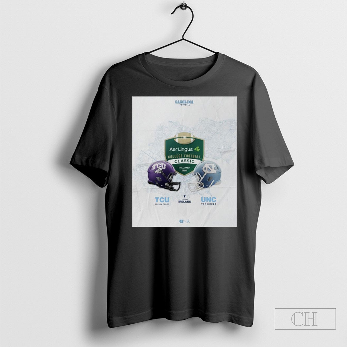 Tcu Horned Frogs Vs North Carolina Tar Heels Aer Lingus College Football Classic Ireland 2026 Tee Shirt Sweatshirt