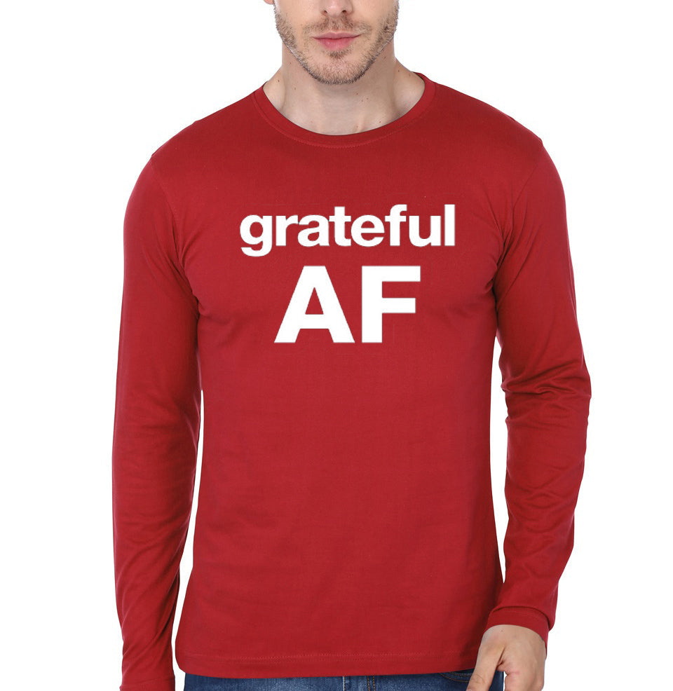 Sobriety and Recovery â€“ Grateful AF Full Sleeve T-Shirt Hoodie, Sweatshirt | TeeSparky.com
