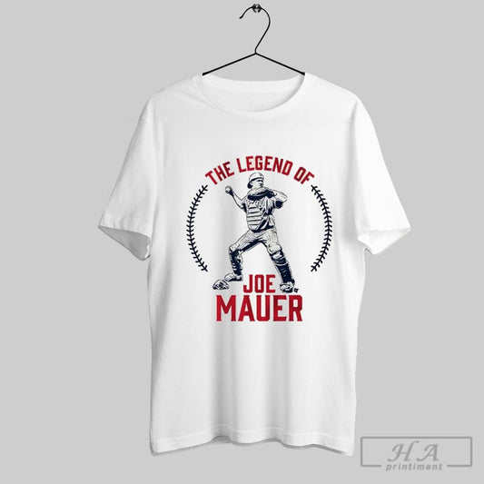 The Legend Of Joe Mauer Minnesota Twins Mlb Graphic T Shirt