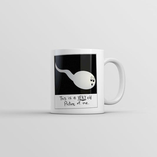 This Is A Very Old Picture Of Me Mug Funny Sarcastic Graphic Coffee Cup-11oz Funny Coffee Mugs Ceramic Printed Drinkware Cup