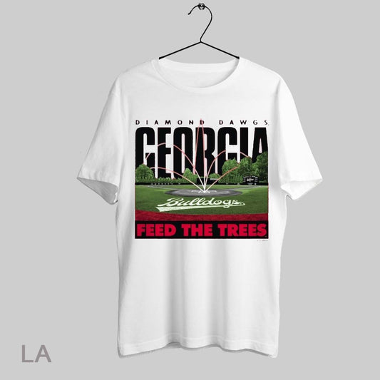 Top Diamond Dawgs Georgia Bulldogs Feed The Trees Baseball 2025 Graphic T Shirt Sweatshirt Hoodie Shirt