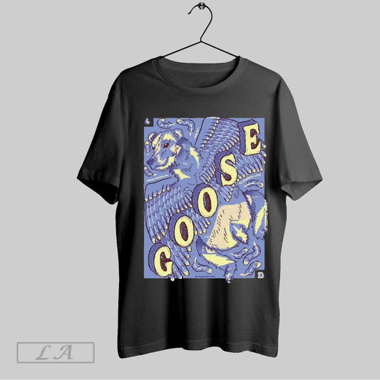 Top Goose Band Gig Poster For Show In Grand Rapids Michigan At 20 Monroe Live On February 15 2025 The Winged Bear Ar T Shirt