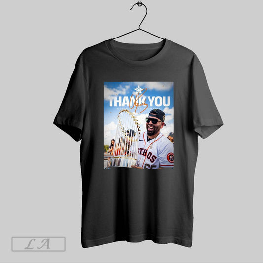 Top Houston Astros Thank You World Series Champion Jose Urquidy Best Of Luck In Detroit Signature Poster T Shirt Sweatshirt Hoodie Shirt