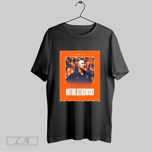Top Illinois Fighting Illini Football Congratulations Artur Sitkowski Co Quarterbacks Coach Poster T Shirt Sweatshirt Hoodie Shirt