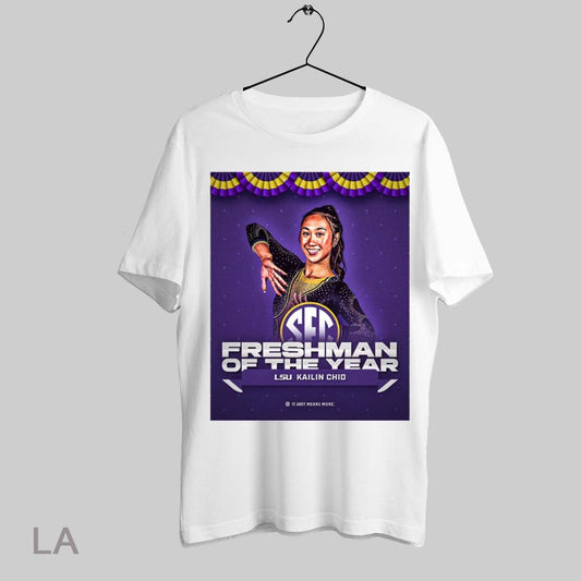 Top Kailin Chio Lsu Gymnastics 2025 Sec Freshman Of The Year It Just Means More Poster T Shirt Sweatshirt Hoodie Shirt