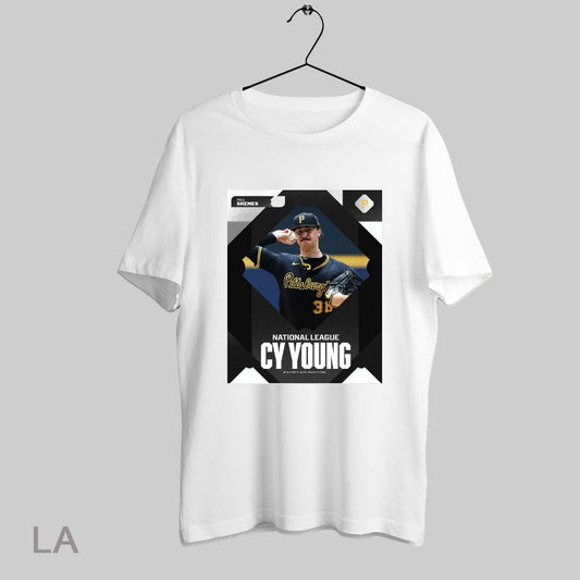 Top Mlb Paul Skenes Pittsburgh Pirates National League Cy Young 2025 Poster T Shirt Sweatshirt Hoodie Shirt