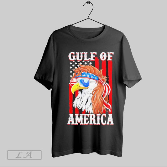 Top Official Gulf Of America Eagle American Flag Unisex Sweatshirt T Shirt